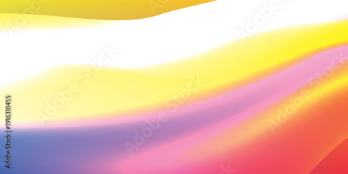 Amazing blue background with orange, red, yellow gradient. Vector eps new