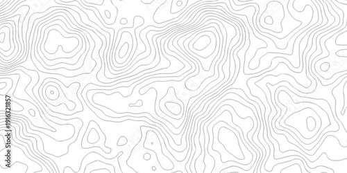 Abstract white topography map landscape relief elevation grid paper diagram spiral design.