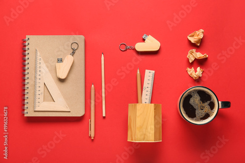 Composition with cup of cof...