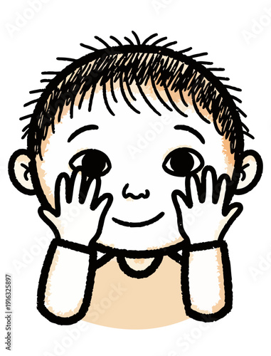 Surprised Boy Expresses Astonishment