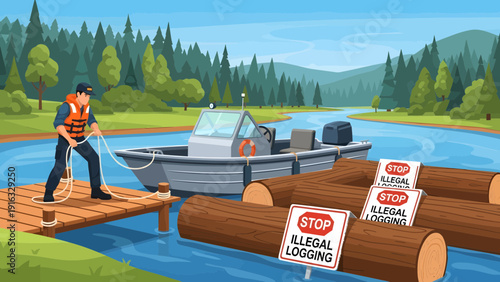 Stopping Illegal Logging A Mans Fight to Protect the Forest.