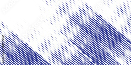 Dots halftone white and blue color pattern gradient grunge texture background. Dots pop art comics sport style vector dots halftone blue and white abstarct background vector illustration