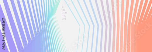 A background of many fine lines. The rays are folded. Dynamic effect. Gradient colour. Vector illustration for brochure, poster, cover, card, presentation, flyer or banner.