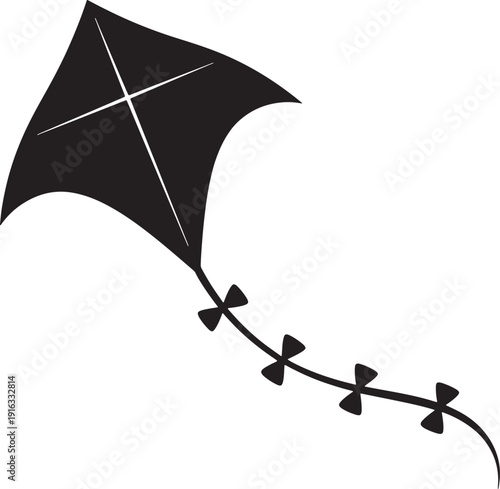Traditional Diamond-Shaped Kite Symbol
