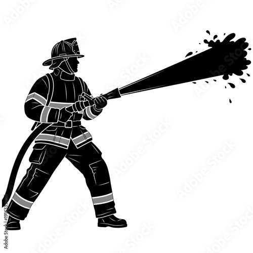 Abstract Dog Silhouette