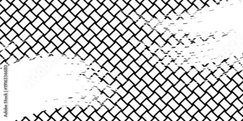Geometric vector pattern featuring intersecting diagonal lines forming dynamic squares and rhombuses, blending seamlessly for design applications