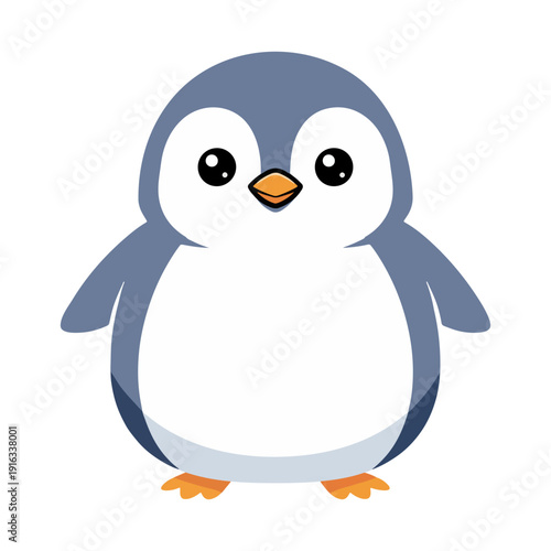 Cute Cartoon Penguin Illustration