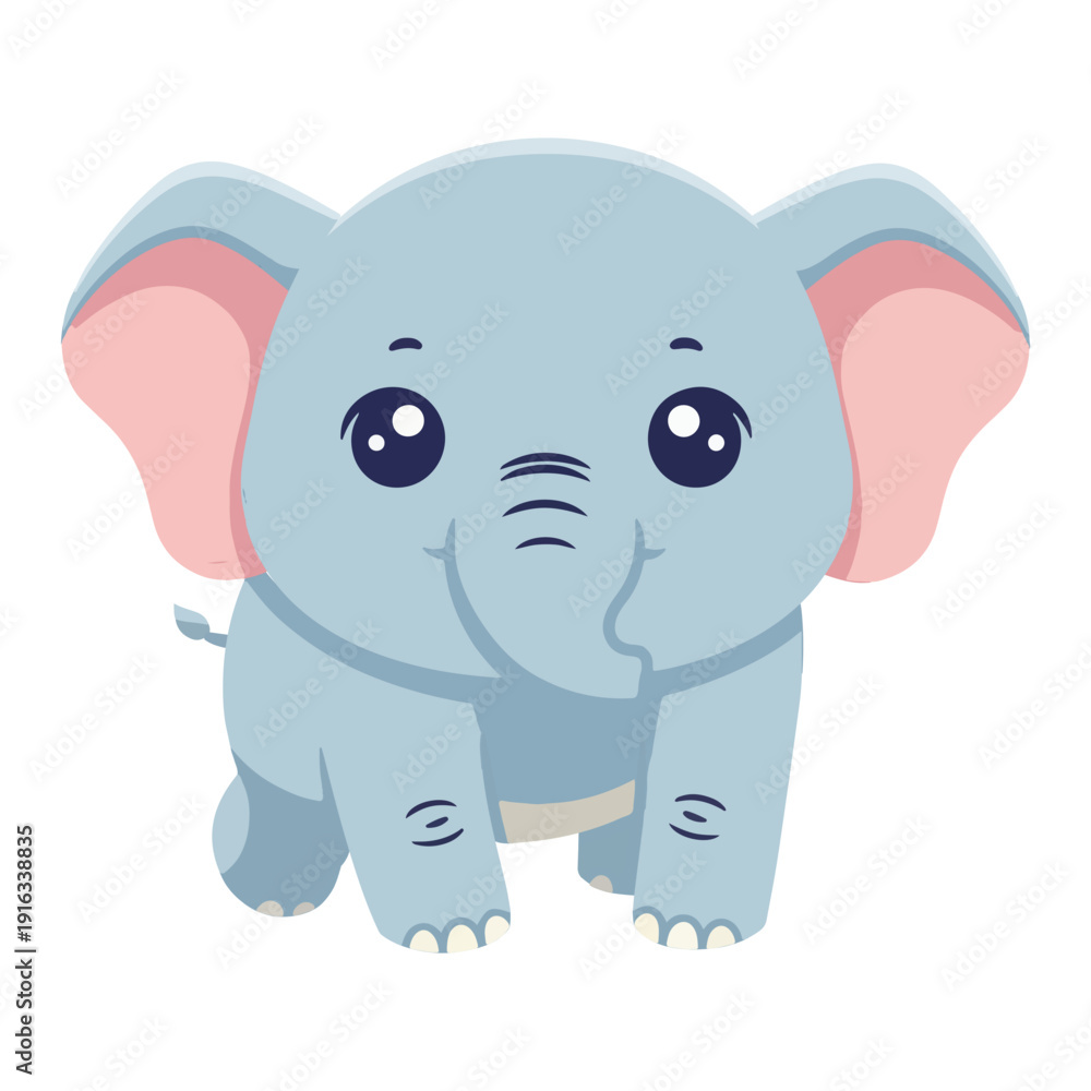 Fototapeta premium Cute Baby Elephant design Illustration