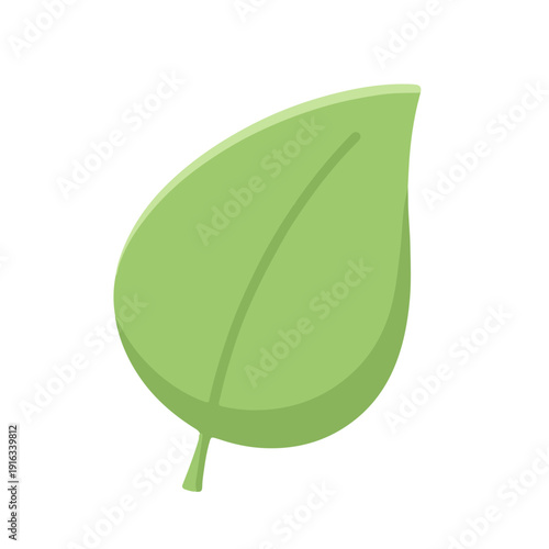 Simple Green Leaf design Illustration