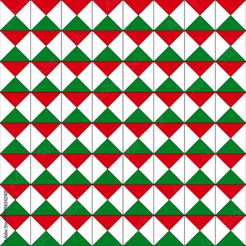 Layout Dreiecke  rot grün