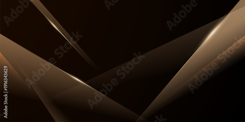 Abstract modern design black background with luxury golden elements vector illustration.