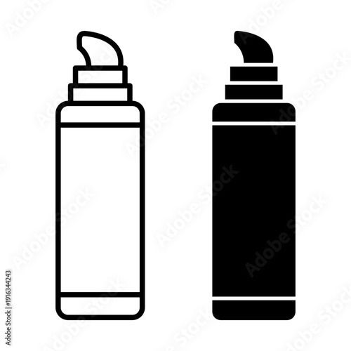 Concealer icons pack. vector illustrations designs