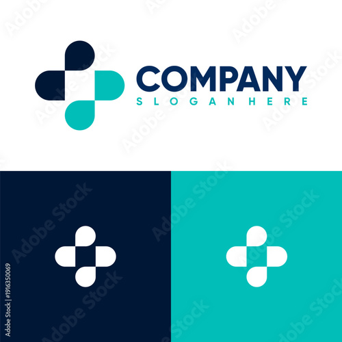 elegant healthcare logo. hospital logo