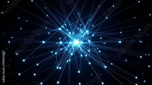 Network Nexus: A stunning visual representation of a central hub, interconnected with a complex web of glowing lines, suggesting the intricate workings of a vast network.