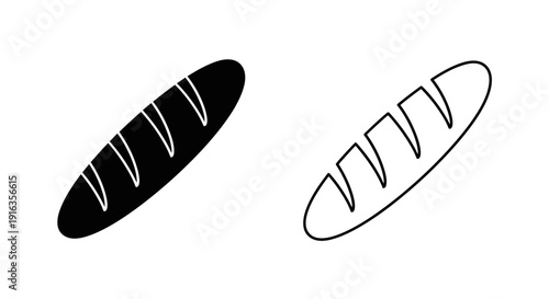 Minimalist black and white abstract art design with curved lines and shapes Vector