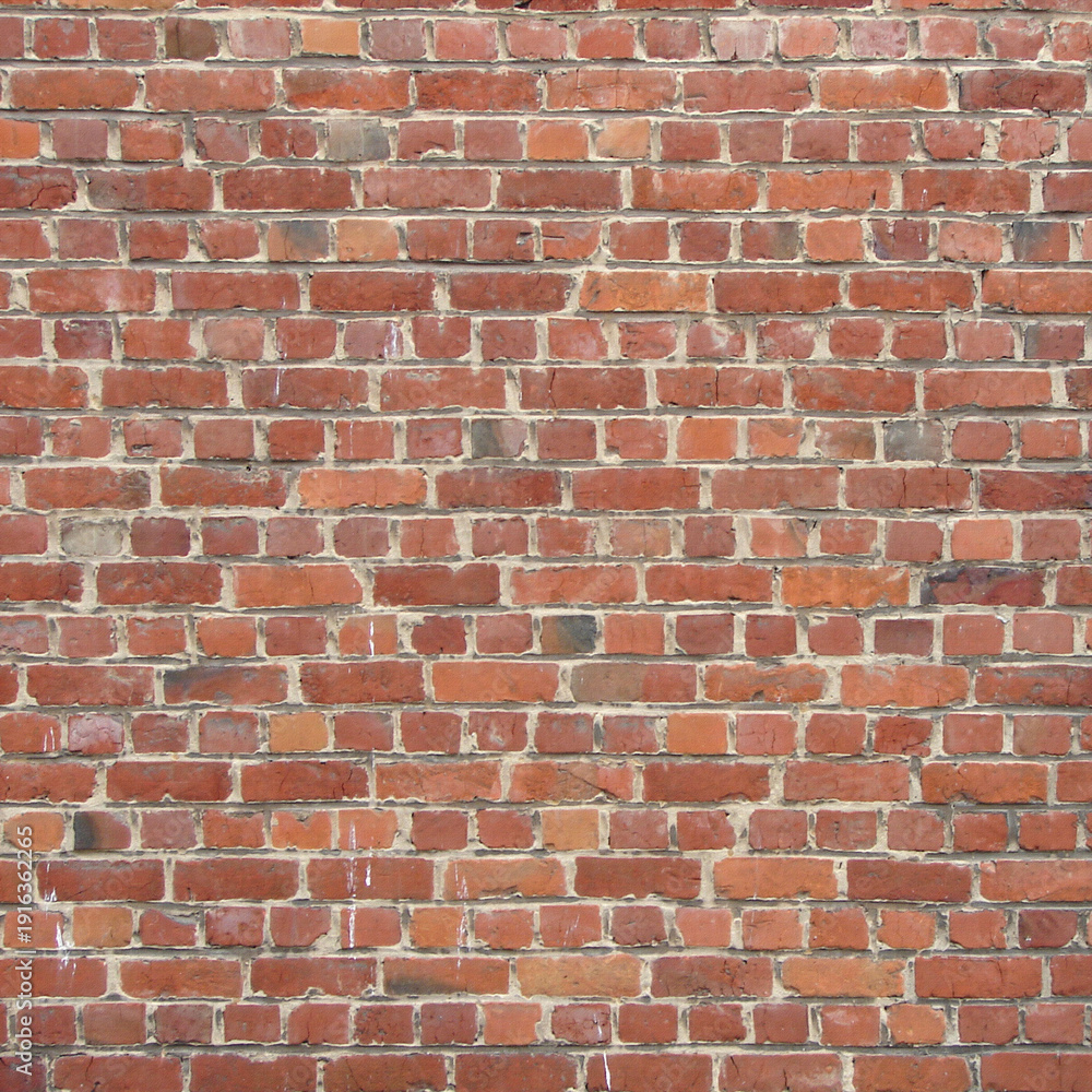 Obraz premium Classic Red Brick Wall Texture Background