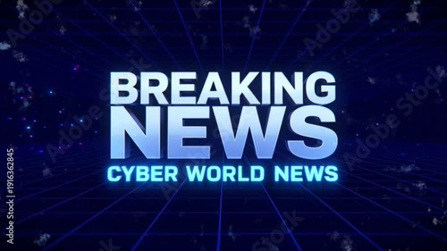 Breaking News Intro Template for TV Broadcast