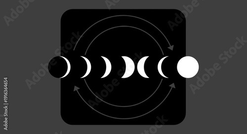 Phases of the Moon Cycle 21.
