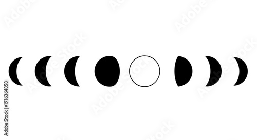 Phases of the Moon Cycle 39.