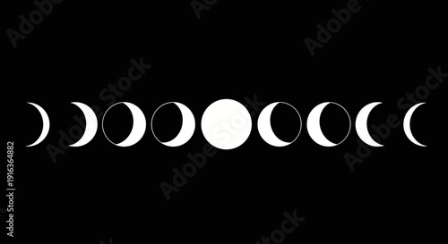 Phases of the Moon Cycle 40.