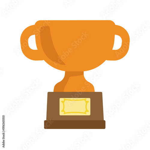 銅色の優勝カップ・トロフィー　イラスト
