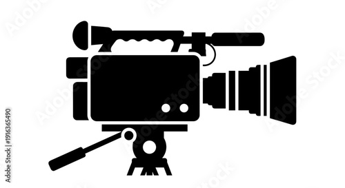Professional video camera equipment.
