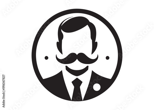 best dad logo silhouette vector, fatherhood silhouette vector illustration, father and son logo silhouette, gentleman logo silhouette, happy fathers day logo vector silhouette on white background