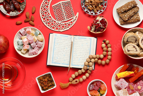 Traditional Ramadan sweets,...