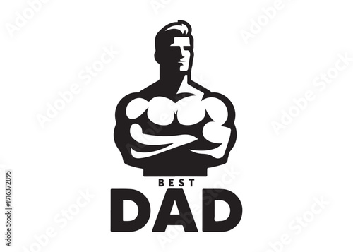 best dad logo silhouette vector, fatherhood silhouette vector illustration, father and son logo silhouette, gentleman logo silhouette, happy fathers day logo vector silhouette on white background