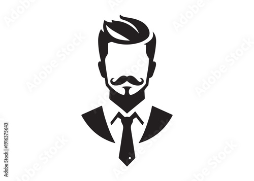 best dad logo silhouette vector, fatherhood silhouette vector illustration, father and son logo silhouette, gentleman logo silhouette, happy fathers day logo vector silhouette on white background