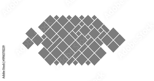 Picture layout with gallery and mosaic for abstract background. Composition mockup and photograph for creative illustration. Brochure frame and album for modern website design.