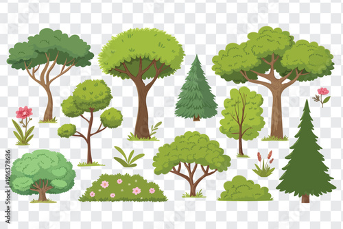 collection of trees