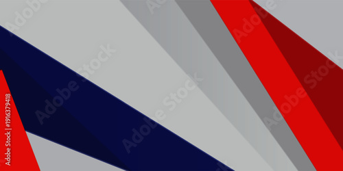 Abstract background blue, red, white and silver color modern design,vector illustration design in eps 10.