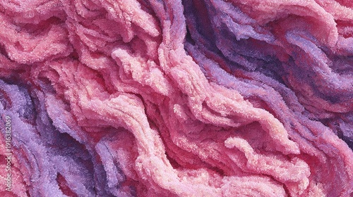 Abstract Pink and Purple Fur Texture Image for Background Use