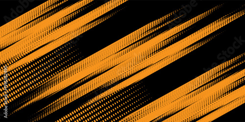 Abstract halftone wave dots background. Futuristic twisted grunge pattern, dots, circles. Vector modern optical pop art texture for posters, business cards and