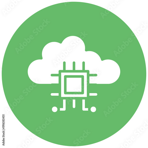 Cloud Based Architecture Icon