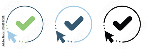 Claim icon set, multi style various collection featuring insurance, legal, and reimbursement symbols