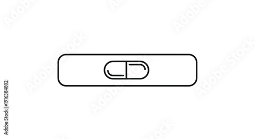 Capsule Pill Icon, Medicine Symbol, Health Care and Pharmaceutical Concept