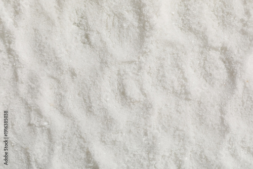 Texture of white sea salt a...