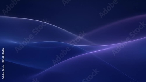 Abstract Blue Waves:  An artistic display of undulating blue waves that create a calming visual experience, perfect for design backgrounds and conveying fluidity.