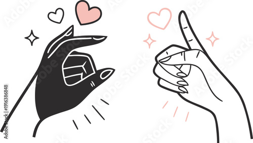 Isolated vector icon of a palm hand print symbol featuring fingers and a thumb used as a concept sign for people communication or success