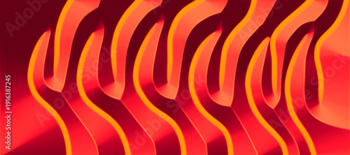 Abstract hot fire wave pattern background texture
