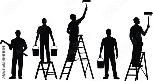 silhouette of a family