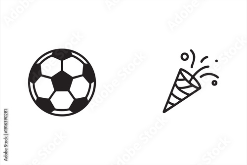 Celebration and Sport Symbols for Web and App Design