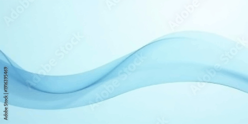 A flowing abstract blue wave design features smooth vector lines and a wavy water pattern to create a motion-filled backdrop with a soft light texture