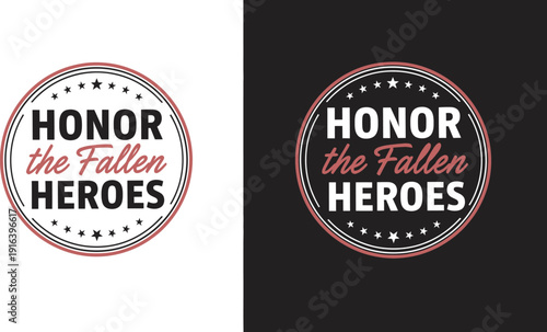 Memorial day tribute honor the fallen heroes patriotic symbols