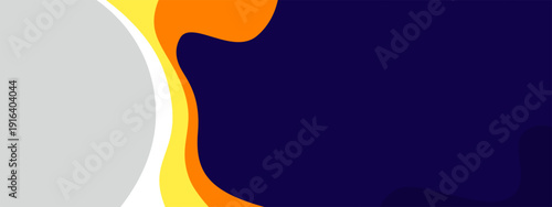 blue  orange and yellow abstract background