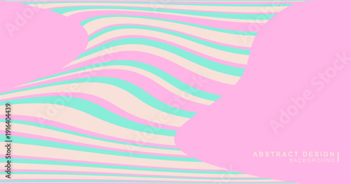 パステルカラーの流線型の抽象的な背景素材