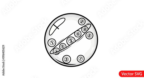 Retro Rotary Dial Phone Number Pad with Numbers 0-9