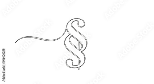 Paragraph Symbol, Legal Sign, Law, Justice, Document, Writing, Abstract